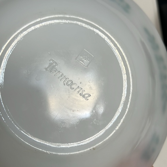 Vintage termocrisa shallow soup bowls - Picture 4 of 5